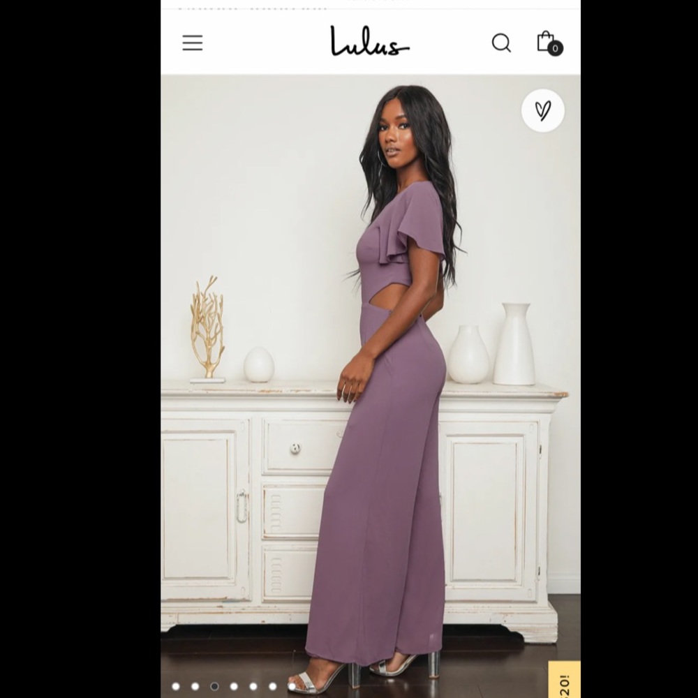 Lulu's Purple Jumpsuit - Picture 2 of 7